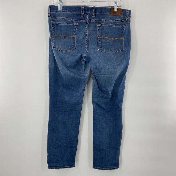Lucky Brand Charlie Capri Blue Stretch Denim Jeans 12/31 - Picture 5 of 12